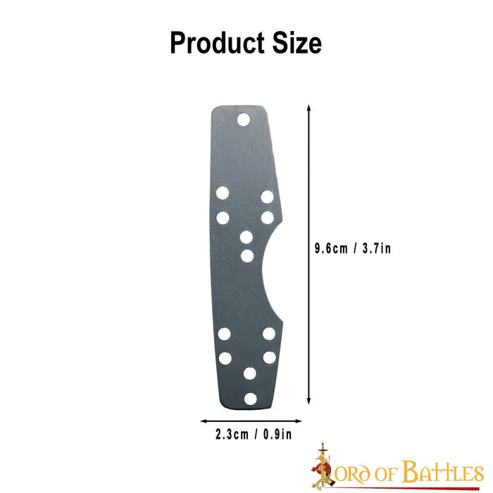 Germansk/byzantinsk lamelpanser 11,5 × 2,5 cm, 100 stk.