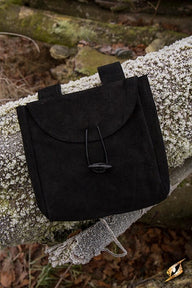 Middeleeuwse tas Ysmay, zwart