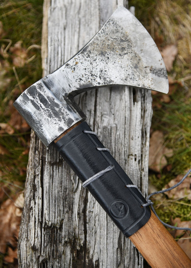 Leder Axtscheide, schwarz