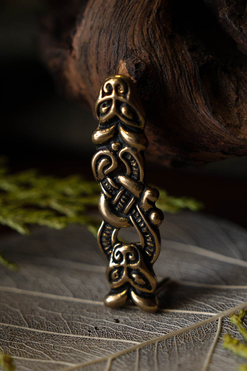 Vikingebælteende Borre, 1 cm (bronze)