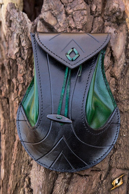 Elven bag, black-green