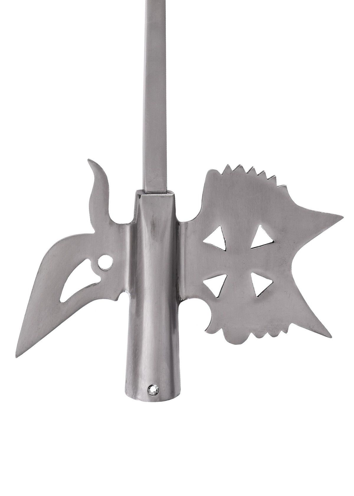 Cabeza de alabarda inglesa, semi-afilada