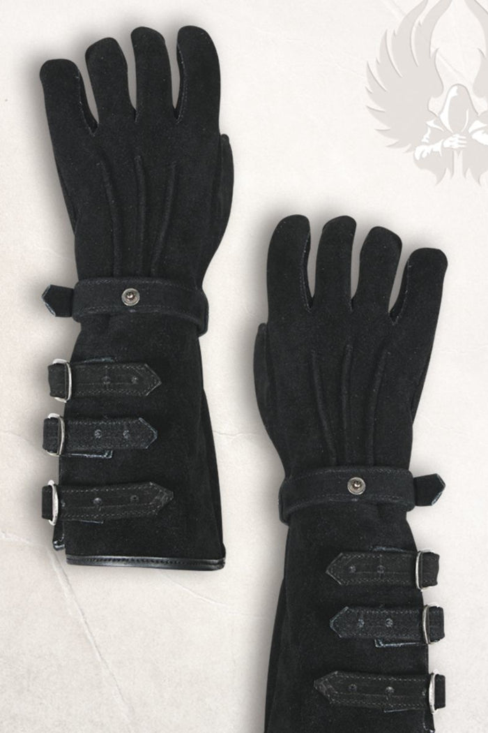 Leren handschoenen Kandor zwart