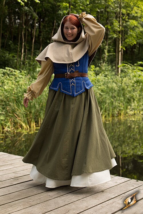 Chaperon médiévale Erhard, beige