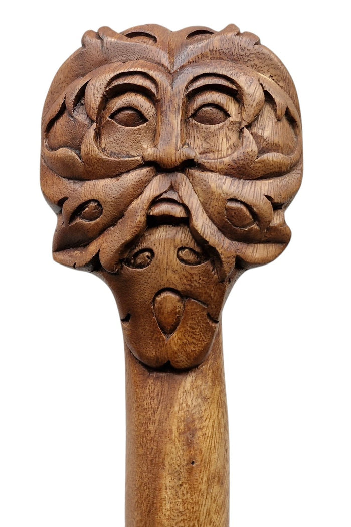 Bâton de marche en bois Green Man
