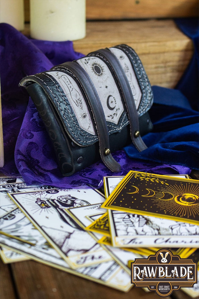 Set de tarot con bolsita, negro