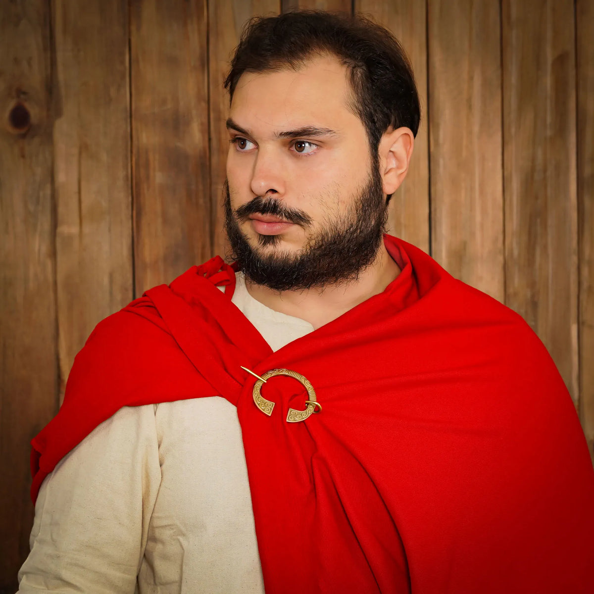 Keltisk hästskofibula, mässing