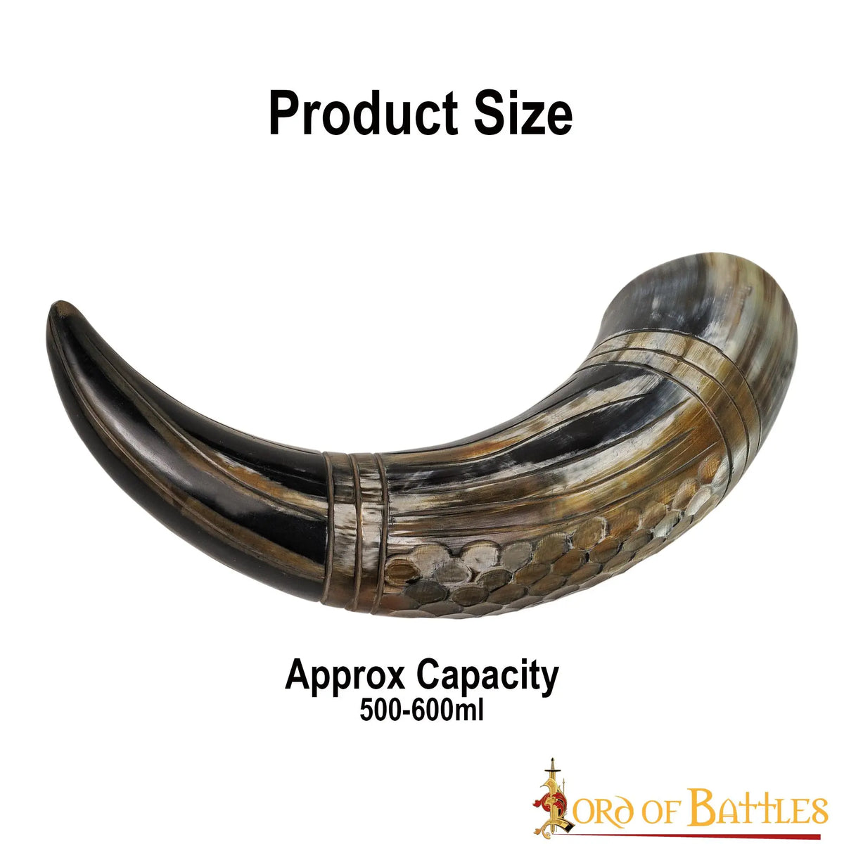 Dragon drinking horn, 500-650 ml