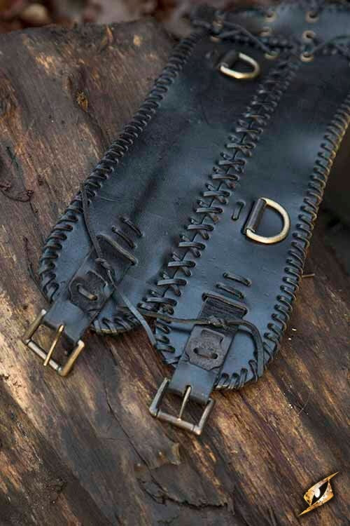 Broad waist belt, black