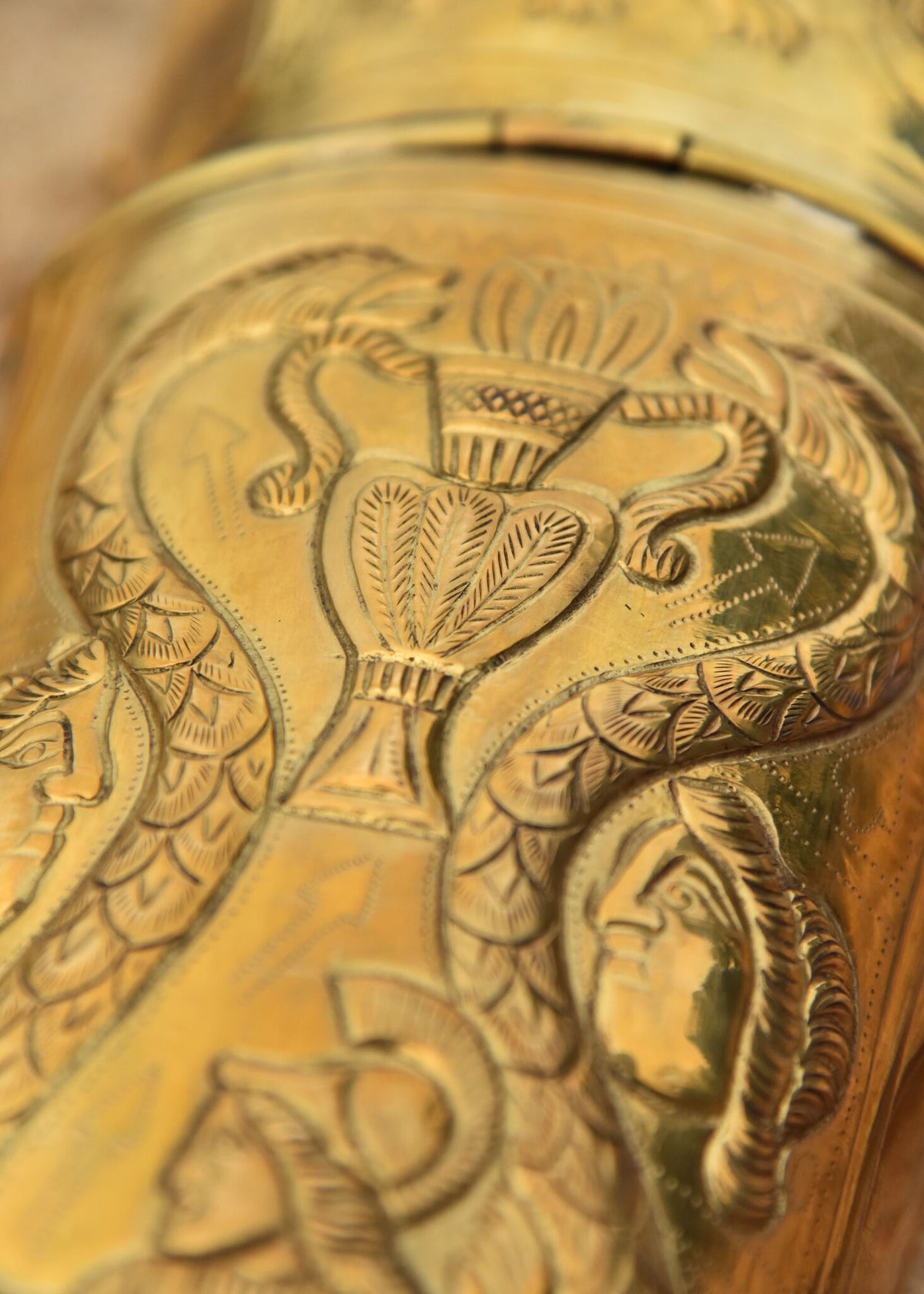 Pretorianska gardets benskenor, ocrae, mässing, 1–1,2 mm