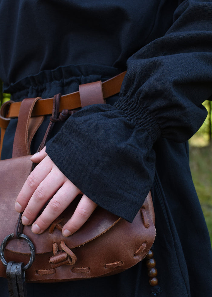 Renæssancebluse Elizabeth, sort