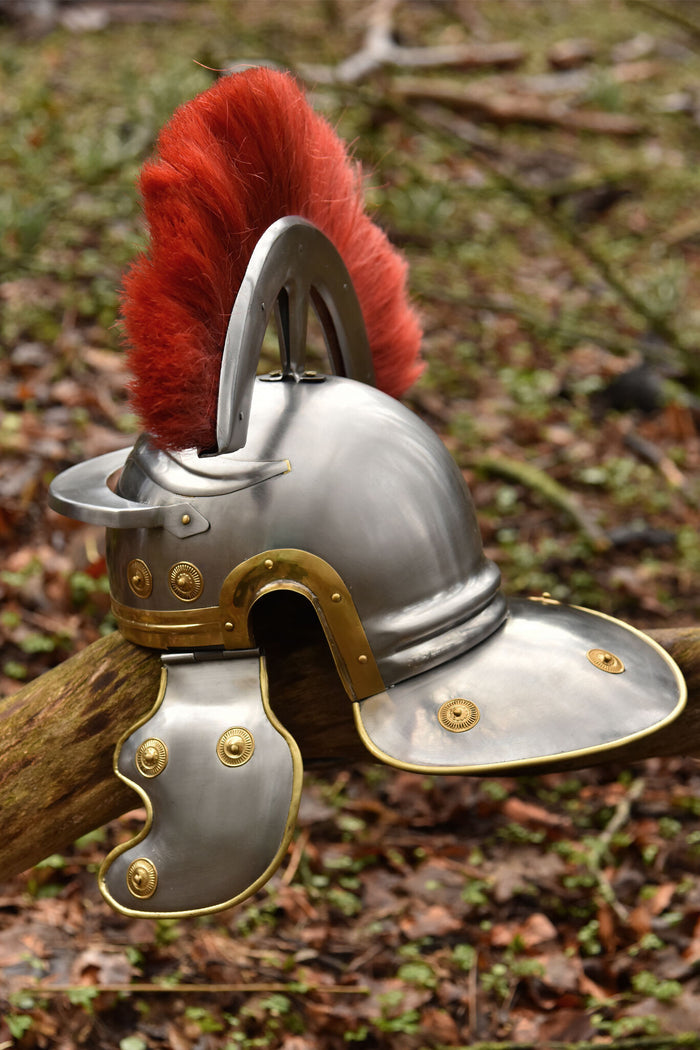 Romeinse centuriohelm, Weisenau, 1-1.2 mm