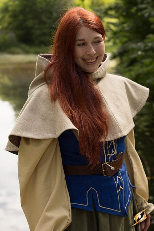 Chaperon médiévale Erhard, beige