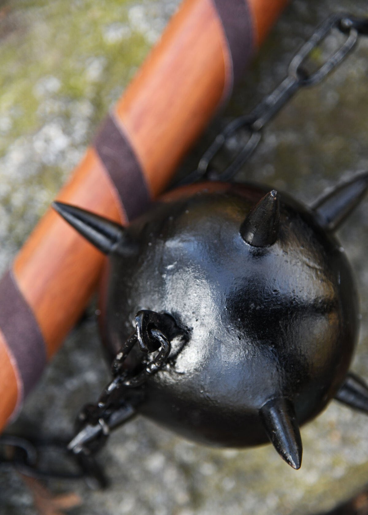 Stridsplejl med to kugler