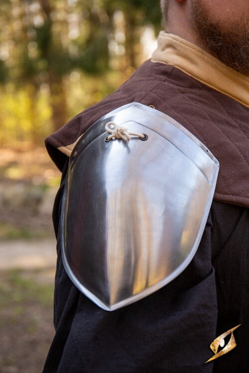 Spaulders axelskydd, polerade, 1 mm