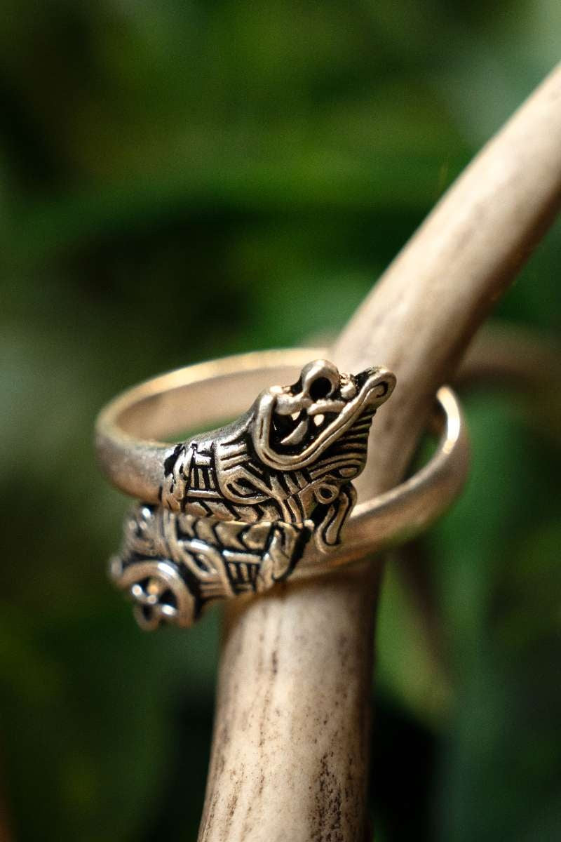 Viking ring Haithabu, silvered bronze
