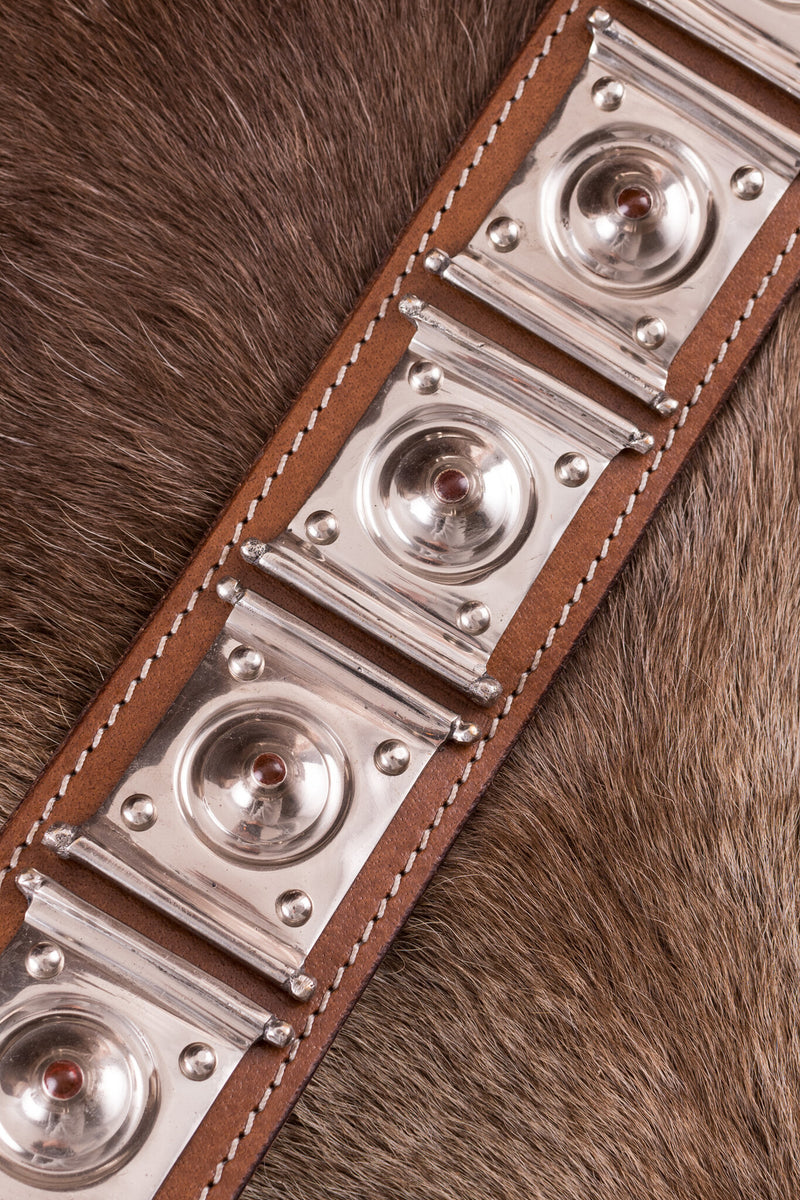 Balteo romano Rheingonheim con smalto, 134 cm, marrone