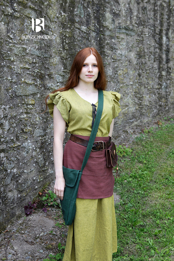 Bolsa medieval Ehwaz, verde