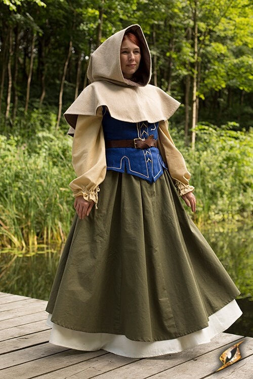 Chaperon médiévale Erhard, beige