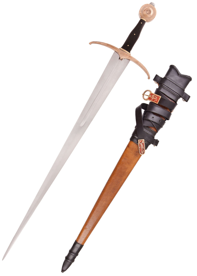 15th century knight sword Aislinn, semi-sharp