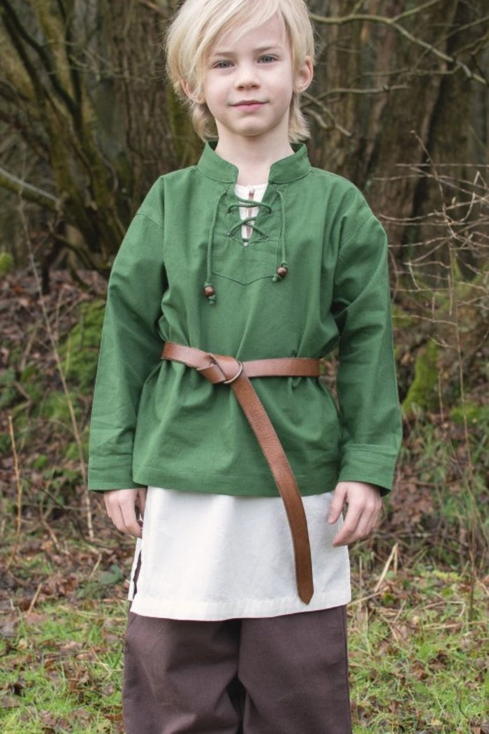 Kinder Piratenhemd, grün