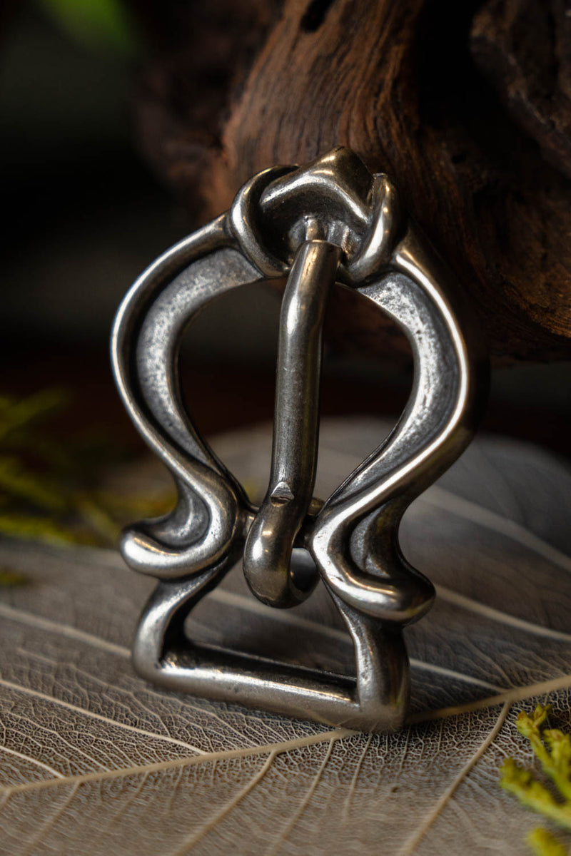 Rusvik belt buckle, silvered