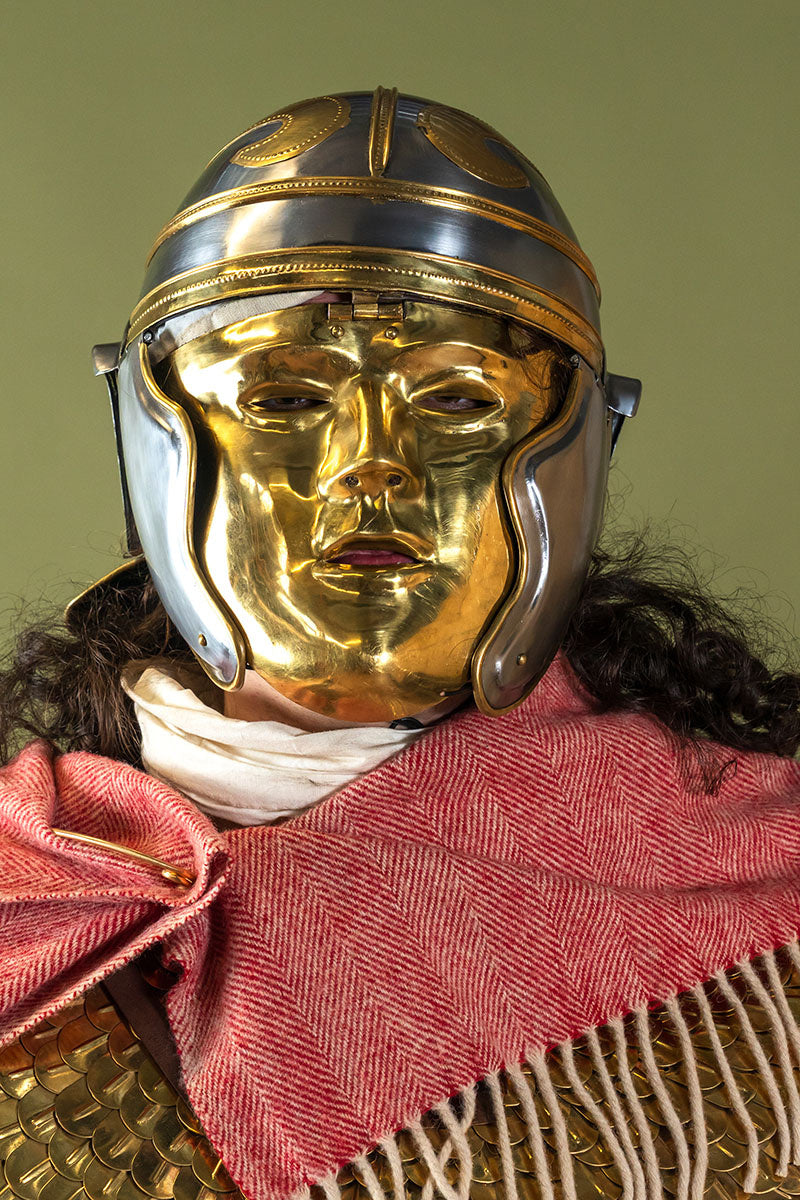 100 % uldtæppe/kappe, sildebensvævning, rustfarvet