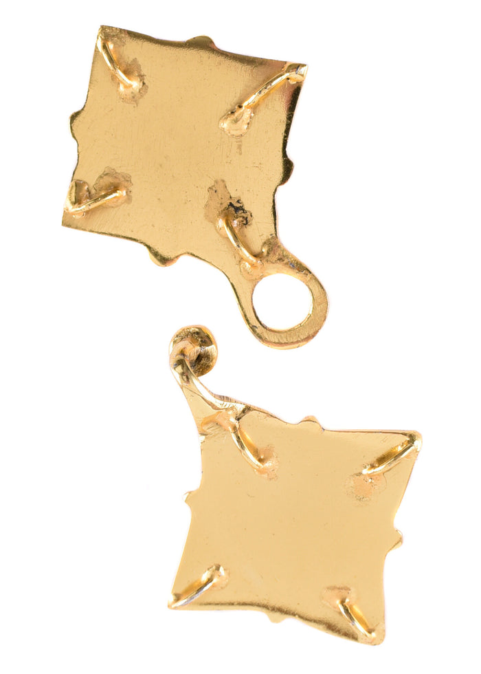 Todelt vikingebroche, messing