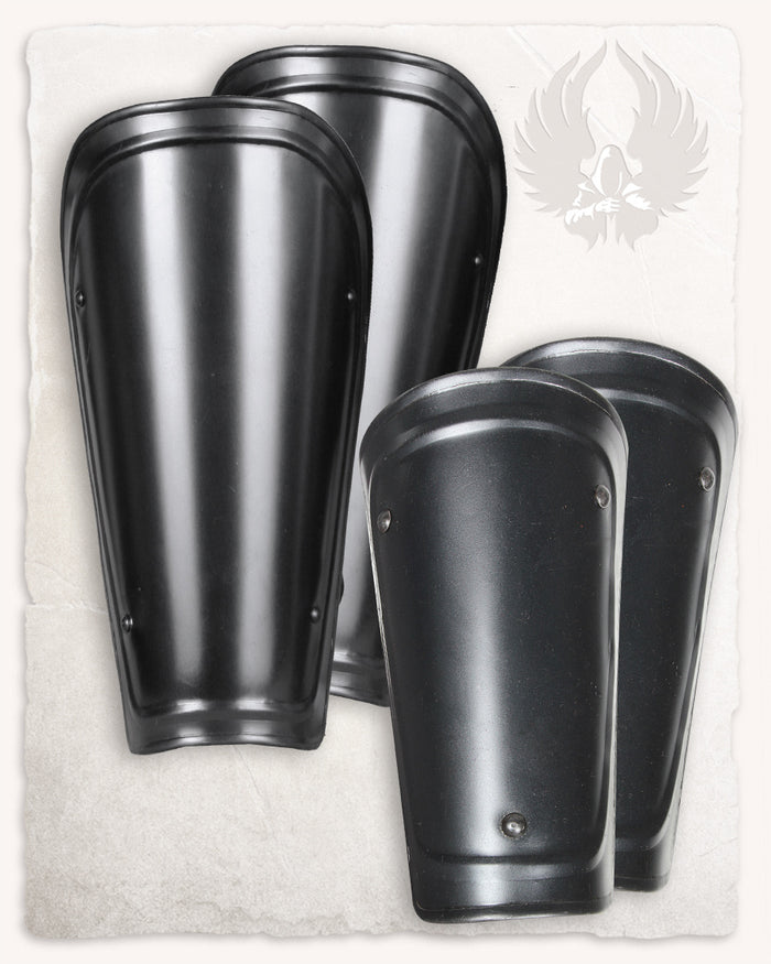 Karwasze i nagolenniki Adam, brązowane, 1,2 mm