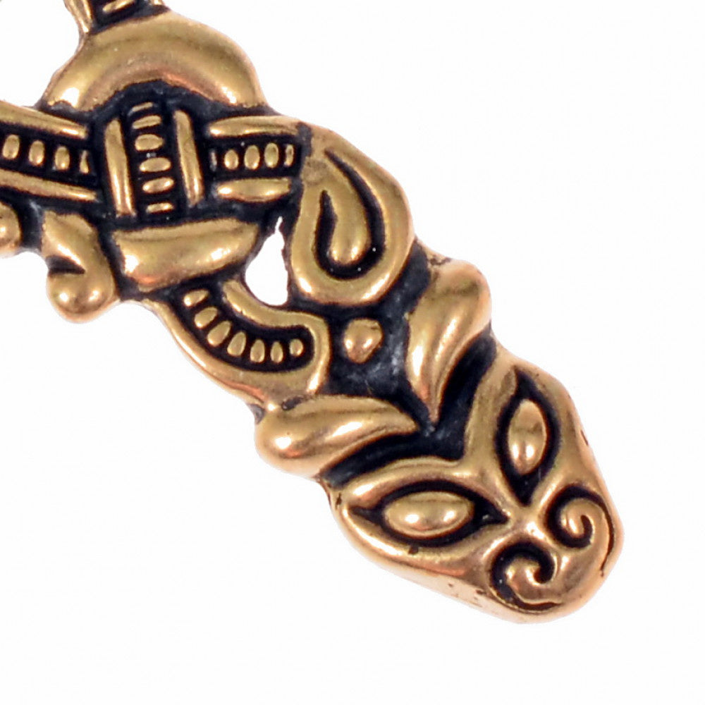 Vikingebælteende Borre, 1 cm (bronze)
