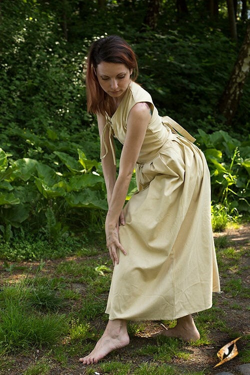 Kirtle medieval Elaine, beige