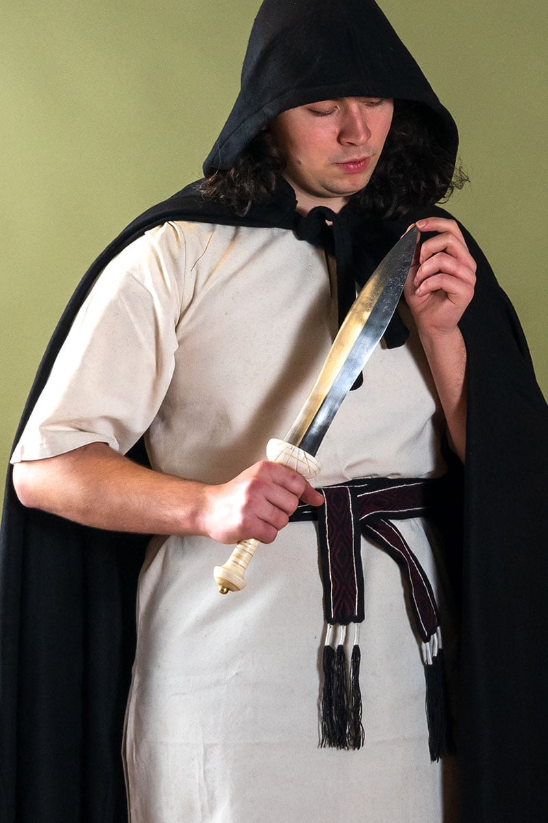 Gladiatordolk Pompeii, halvskarpt