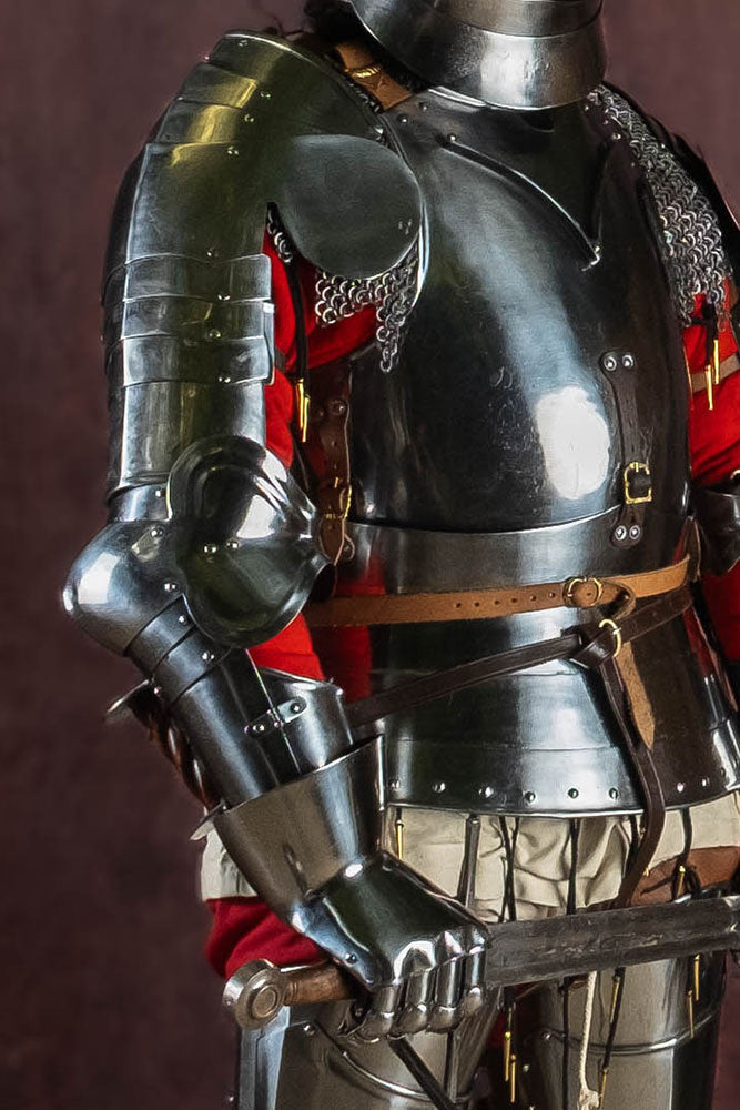 Vambraces, armpansar, 1450–1550, 1,6 mm