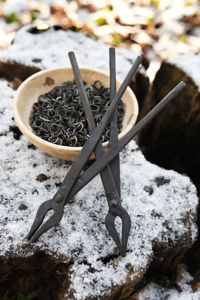 Set di 2 pinze per maglia per anelli non ribattuti