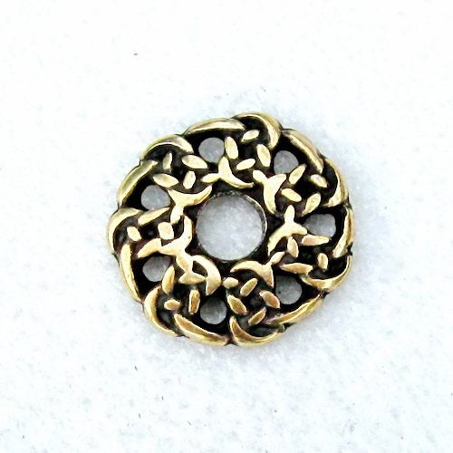 Vroeg-Middeleeuwse Gaelic knopen, set van 5 stuks, messing