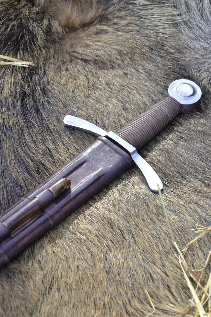 Medieval crusader sword, semi-sharp