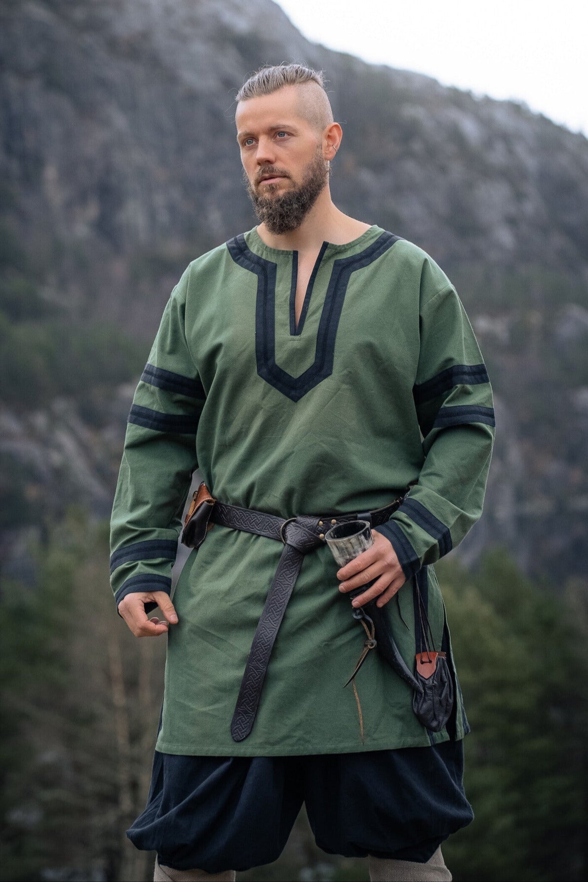 Frankische tuniek Clovis, groen