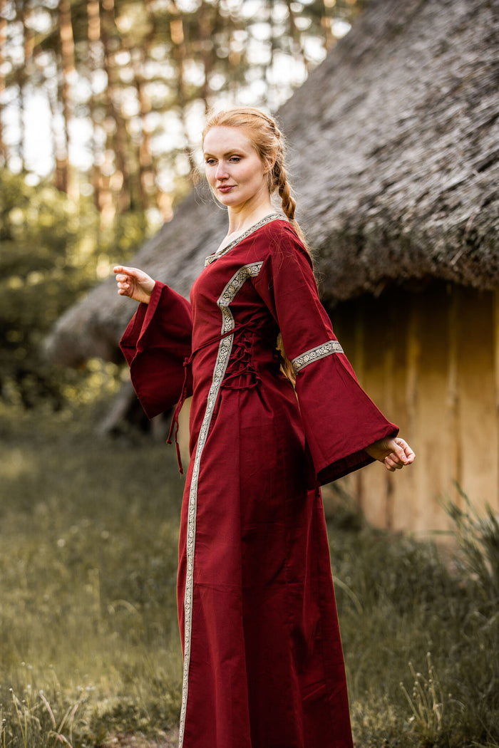 Jurk Cleena rood