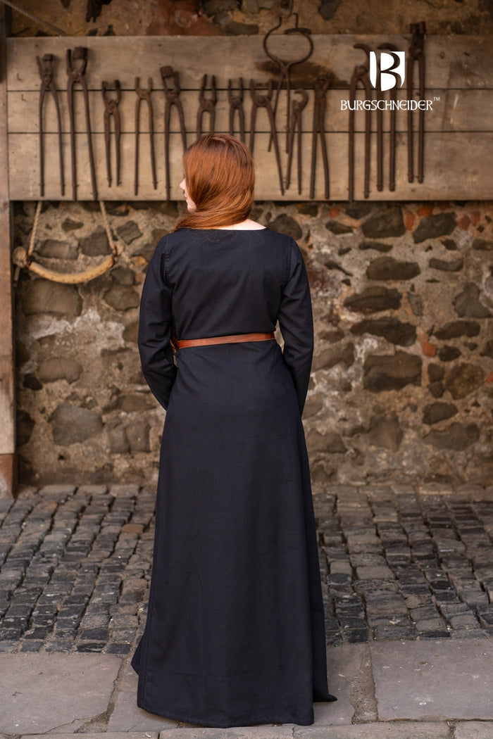 Medieval dress Freya (black)