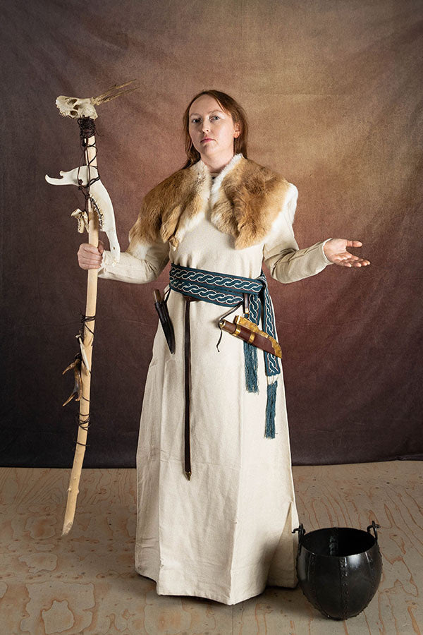Fur collar Sansa, brown