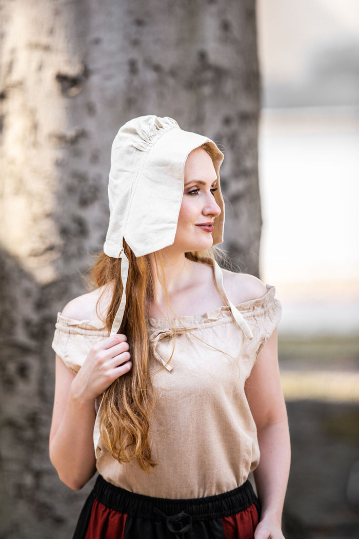 Middeleeuws kapje crème