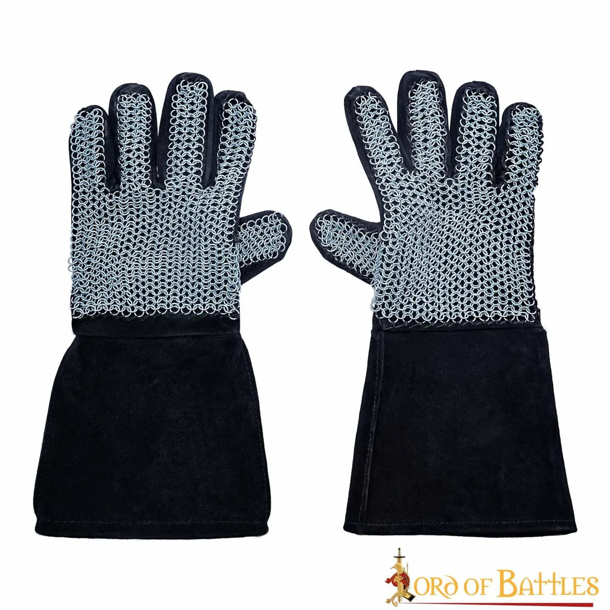Kettenhandschuhe, unvernietet, runde Ringe