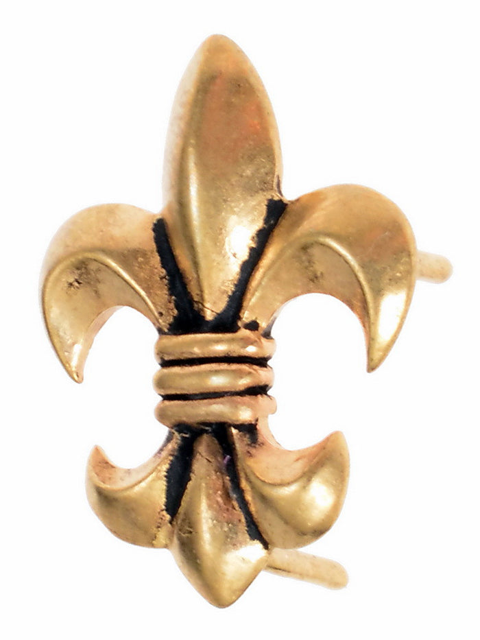 Middelalderligt bæltebeslag, fleur-de-lys