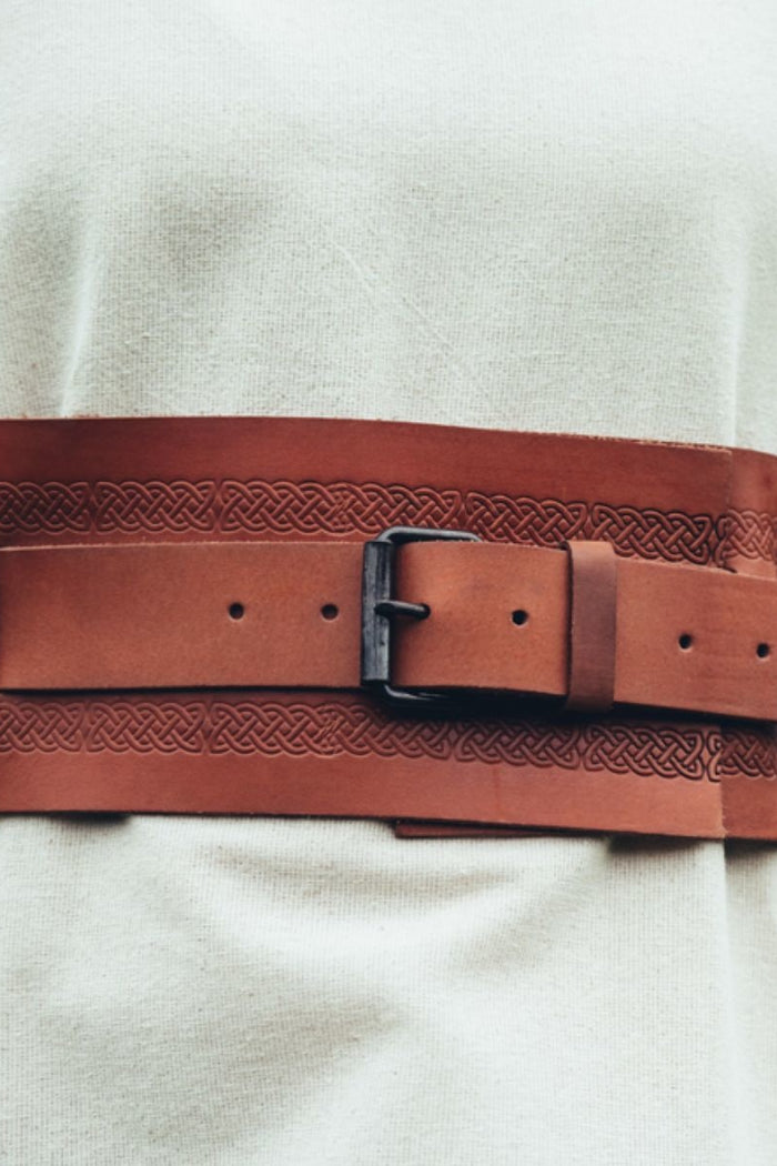 Viking belt Sigrid, light brown