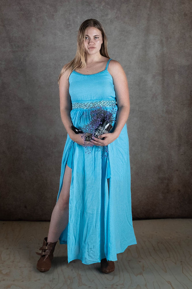 Gudinneklänning Thetis, turkos