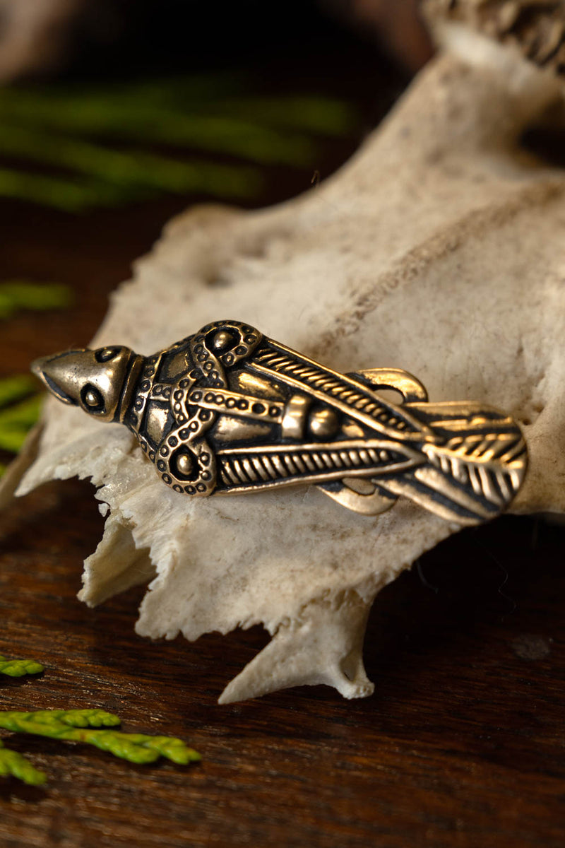 Fibule en forme d’oiseau d’Uppåkra, bronze