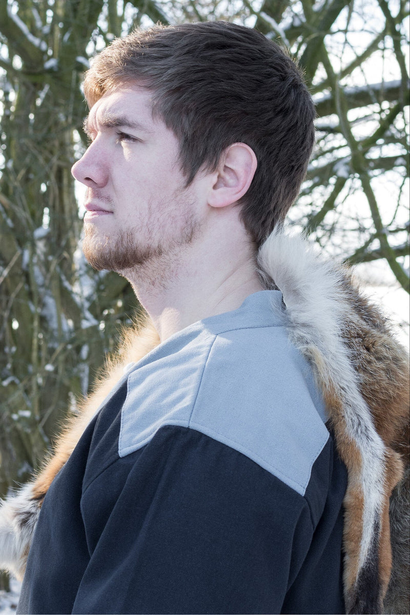 Caftano altomedievale Njord, blu