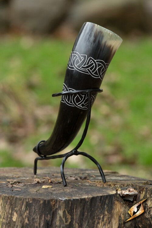 Drinkhoorn Tara, donker, 500-650 ml