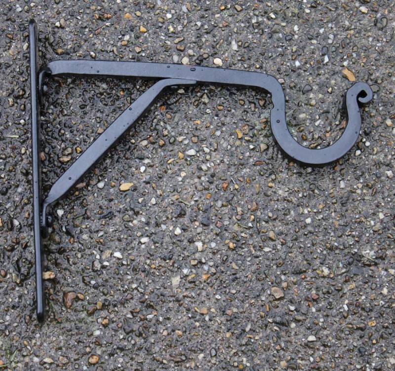 Handgeschmiedeter Wandhaken kurz