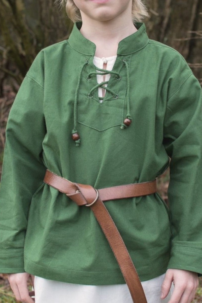 Kinder Piratenhemd, grün